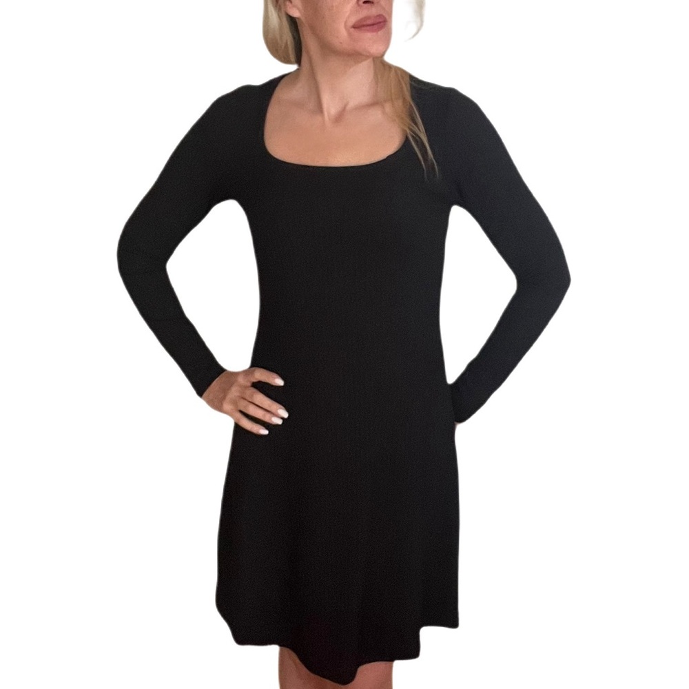 NWT! Old Navy Ribbed Knit, long sleeve Fit and Flare Minidress Small Tall